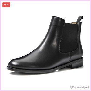 Classic Leather Chelsea Boots Elegant Minimal Chic Ankle Boots